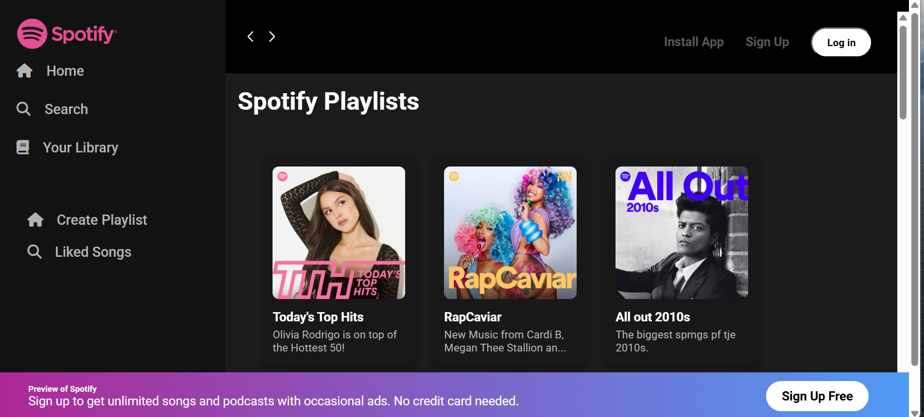 Spotify Clone